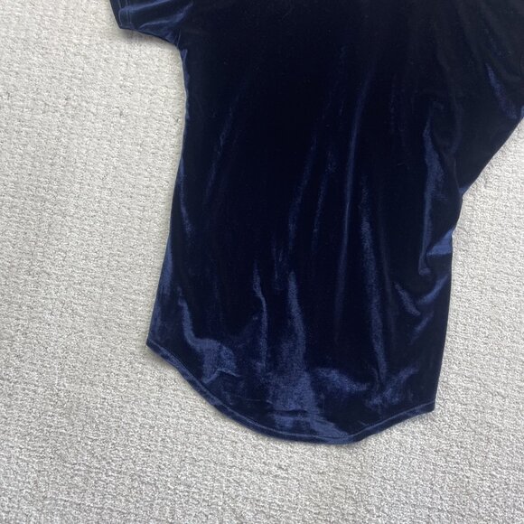 Rare Cirque du Soleil Corteo T-Shirt Women’s Sz L Dark Blue Velour Graphic Logo - Picture 14 of 14